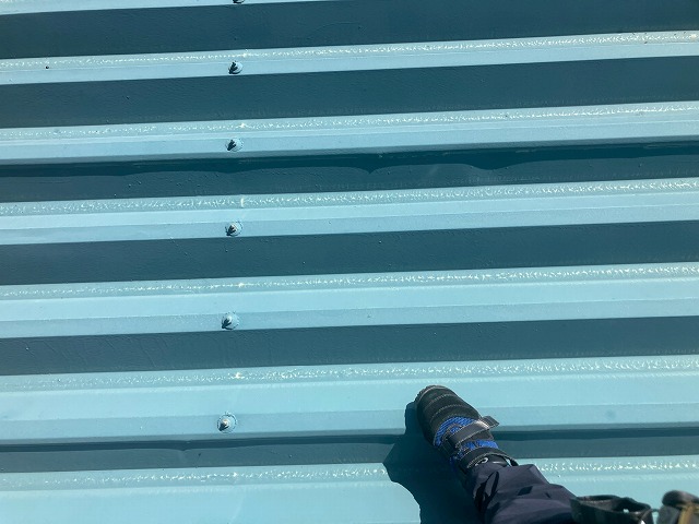 状態のいい金属屋根材